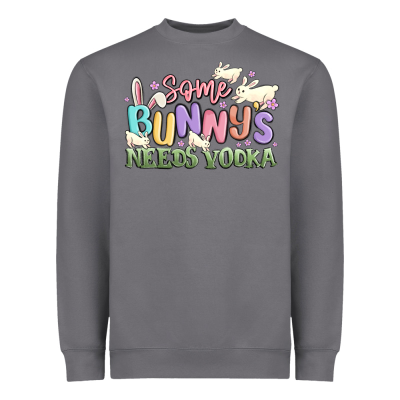 Some Bunnys Needs Vodka Heavyweight Sweatshirt by MaliasSmallBusiness | Teevron