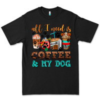 Black all i need is coffee and my dog Premium Tee - AdoDesignShop