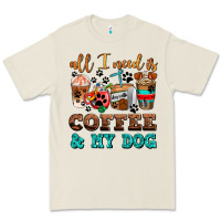 Bone all i need is coffee and my dog Premium Tee - AdoDesignShop