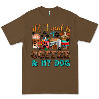 Cacao all i need is coffee and my dog Premium Tee - AdoDesignShop