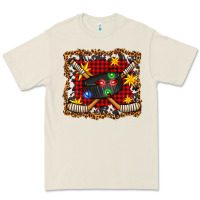 Bone hockey christmas with lights and stars Premium Tee - FaDigitalArtStudio