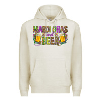 Oatmeal Heather mardi gras and beer hjf Premium Hoodie - HowdyJamesFarm