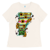 Bone Vermont State Map Ladies Tee - RanaPortraitStore