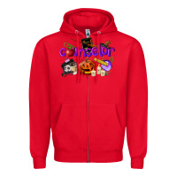 Red Counselor Halloween Zipper Hoodie - LillyAllenDesigns