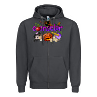 Smoke Counselor Halloween Zipper Hoodie - LillyAllenDesigns