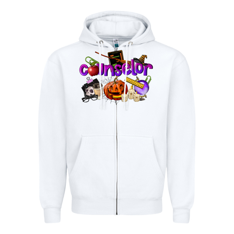 Counselor Halloween Zipper Hoodie by LillyAllenDesigns | Teevron
