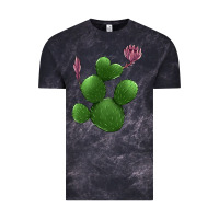Cloud Black heart cactus Vintage Tee - Jasminsmagicworld