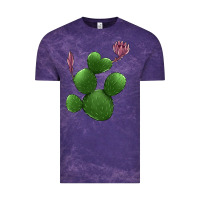 Cloud Purple heart cactus Vintage Tee - Jasminsmagicworld
