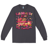 Smoke calorias de amor no cuentan mexican valentines day Long Sleeve Tee - MaliasSmallBusiness