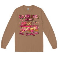 Toasted Coconut calorias de amor no cuentan mexican valentines day Long Sleeve Tee - MaliasSmallBusiness