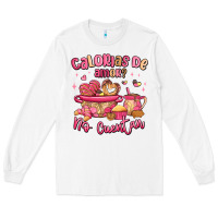 White calorias de amor no cuentan mexican valentines day Long Sleeve Tee - MaliasSmallBusiness