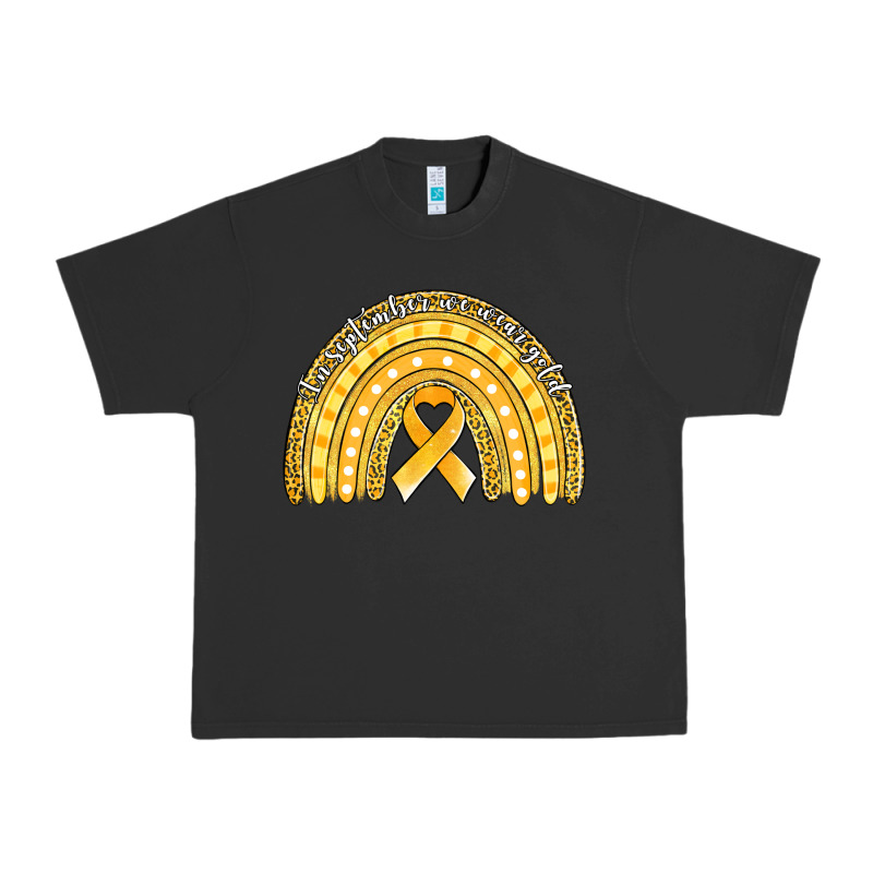 Childhood Cancer Awareness Rainbow (1) Urban Heavy Tee by Jasminsmagicworld | Teevron