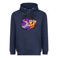 Navy Sorta Sweet Sorta Spooky Heavyweight Hoodie - texasbilliewilder