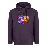 Plum Sorta Sweet Sorta Spooky Heavyweight Hoodie - texasbilliewilder