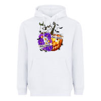 White Sorta Sweet Sorta Spooky Heavyweight Hoodie - texasbilliewilder