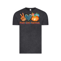 Vintage Black peace love pumpkins Vintage Tee - AdoDesignShop