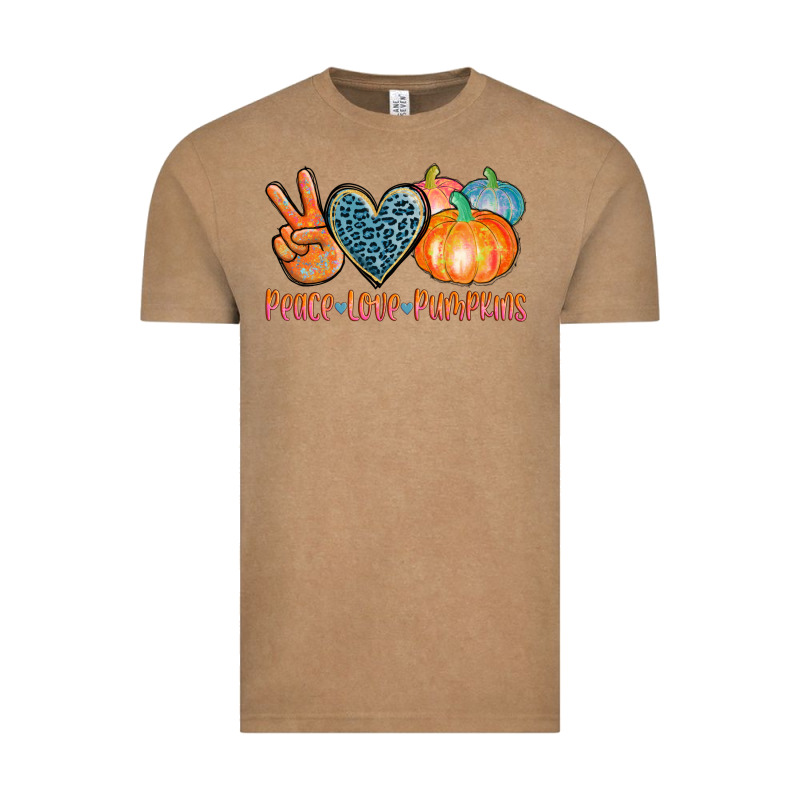 Peace Love Pumpkins Vintage Tee by AdoDesignShop | Teevron