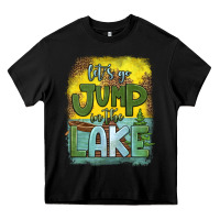 Black let's go jump in the lake Heavy Core Tee - HRA Design Shop