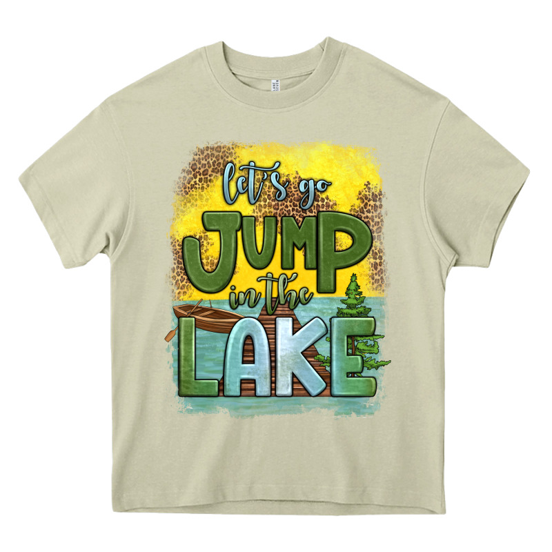 Let's Go Jump In The Lake Heavy Core Tee by HRA Design Shop | Teevron