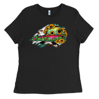 Black Virginia State Map Ladies Tee - RanaPortraitStore