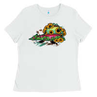 White Virginia State Map Ladies Tee - RanaPortraitStore