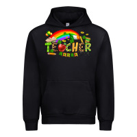 Black St. Patrick's Day Teacher Urban Hoodie - OliviaCreatesArt