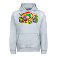 Heather Grey St. Patrick's Day Teacher Urban Hoodie - OliviaCreatesArt