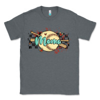 Charcoal Heather softball mama Classic Tee - MaliasSmallBusiness