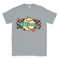 Heather Grey softball mama Classic Tee - MaliasSmallBusiness