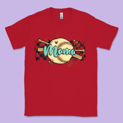 Softball Mama Classic Tee Designed By Maliassmallbusiness