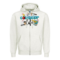 Counselor Life Zipper Hoodie | Teevron