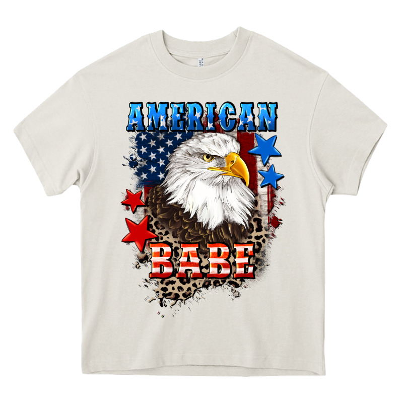 American Babe  4th Of July Heavy Core Tee by CowGirlArtShop | Teevron