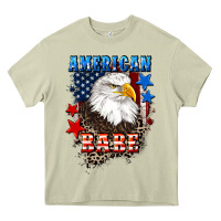 Mossy American Babe  4th of july Heavy Core Tee - CowGirlArtShop