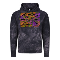 Cloud Black halloween leopard bat background Vintage Hoodie - AdoDesignShop