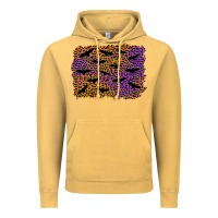 Vintage Mustard halloween leopard bat background Vintage Hoodie - AdoDesignShop