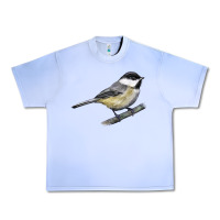 Grape Ice Black Capped Chickadee Urban Heavy Tee - LillyAllenDesigns