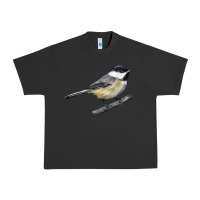 Pigment Black Black Capped Chickadee Urban Heavy Tee - LillyAllenDesigns