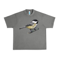 Tornado Black Capped Chickadee Urban Heavy Tee - LillyAllenDesigns