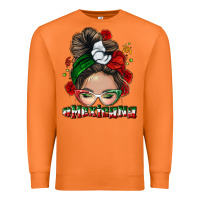 Carrot Mexicana messy bun Premium Sweatshirt - NancyCooperArtShop