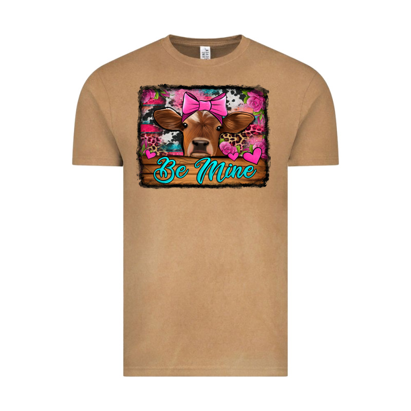 Be Mine Valentine's Day Cow Vintage Tee by Jasminsmagicworld | Teevron