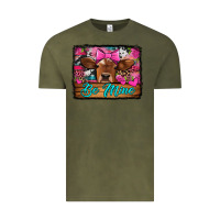 Vintage Olive be mine valentine's day cow Vintage Tee - Jasminsmagicworld