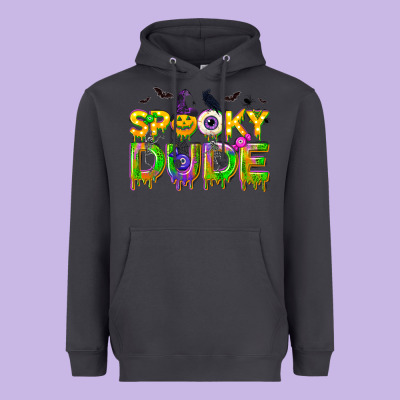 Spooky Dude Heavyweight Hoodie Designed By Nancycooperartshop