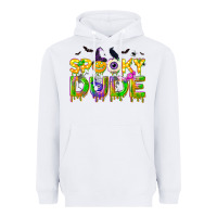 White spooky dude Heavyweight Hoodie - NancyCooperArtShop