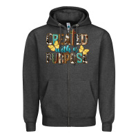 Charcoal Heather Created With A Purpose Zipper Hoodie - LillyAllenDesigns
