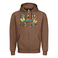 Chestnut Created With A Purpose Zipper Hoodie - LillyAllenDesigns