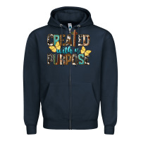 Navy Created With A Purpose Zipper Hoodie - LillyAllenDesigns