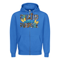 True Royal Created With A Purpose Zipper Hoodie - LillyAllenDesigns