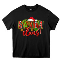 Black Christmas santa claus Heavy Core Tee - FaDigitalArtStudio