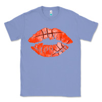Colony Blue basketball lips Classic Tee - AdoDesignShop