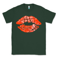 Sports Green basketball lips Classic Tee - AdoDesignShop